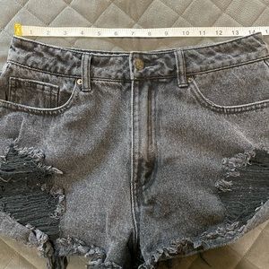 Forever 21 Black Jean Shorts